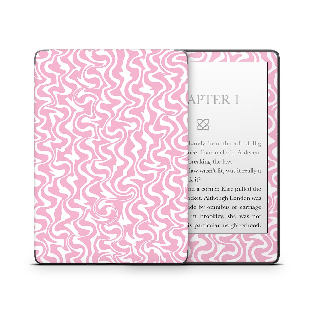 Wobbly Pink Kindle Paperwhite Skin