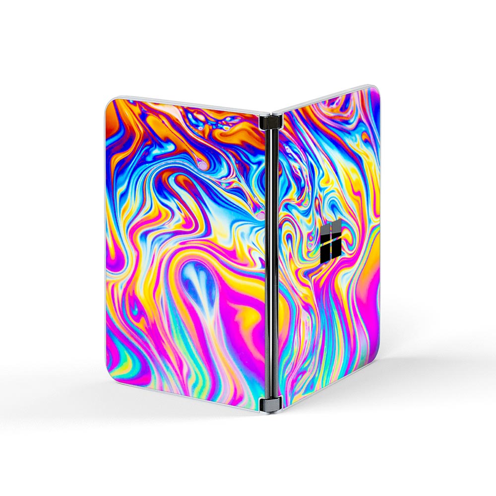 Rainbow Swirl Microsoft Surface Duo Skins