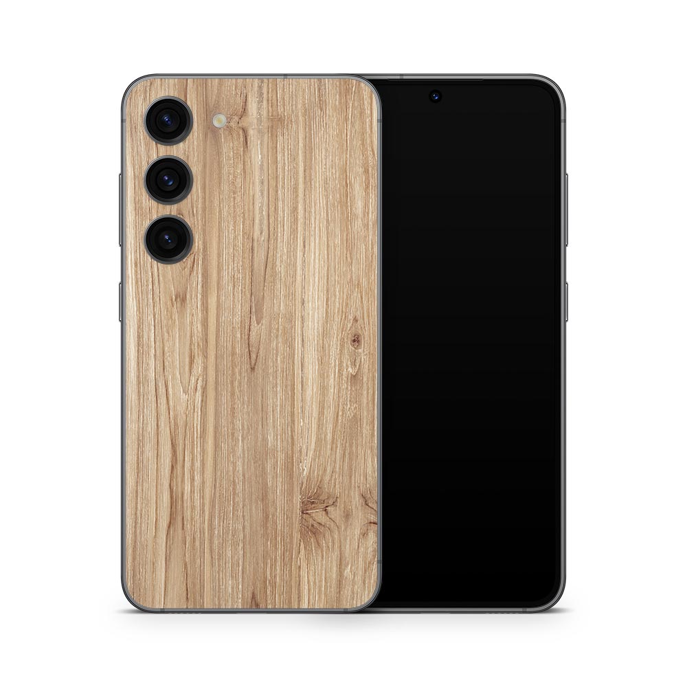 Beech Wood Galaxy S23 Skin