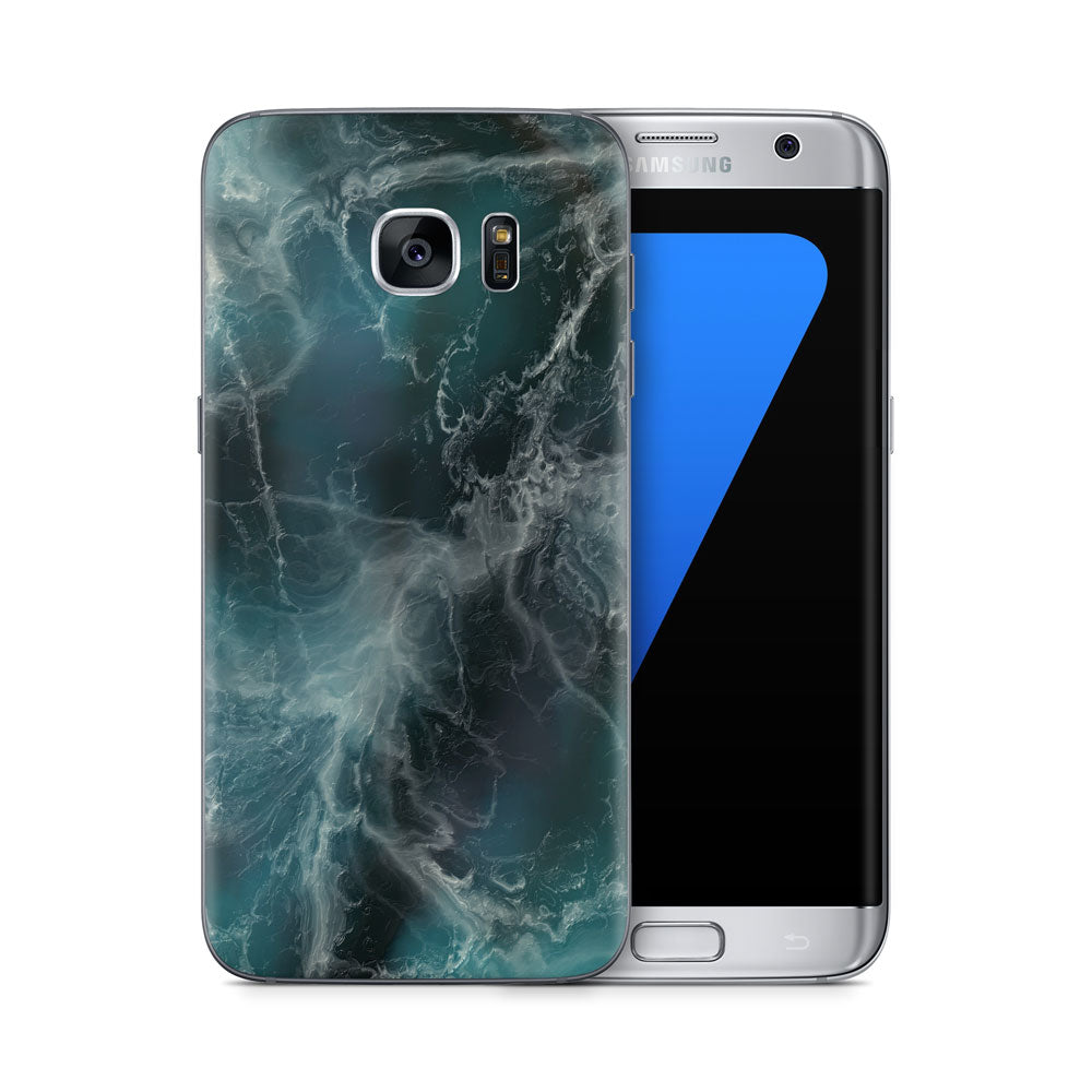 Blue Ocean Marble Galaxy S7 Skin