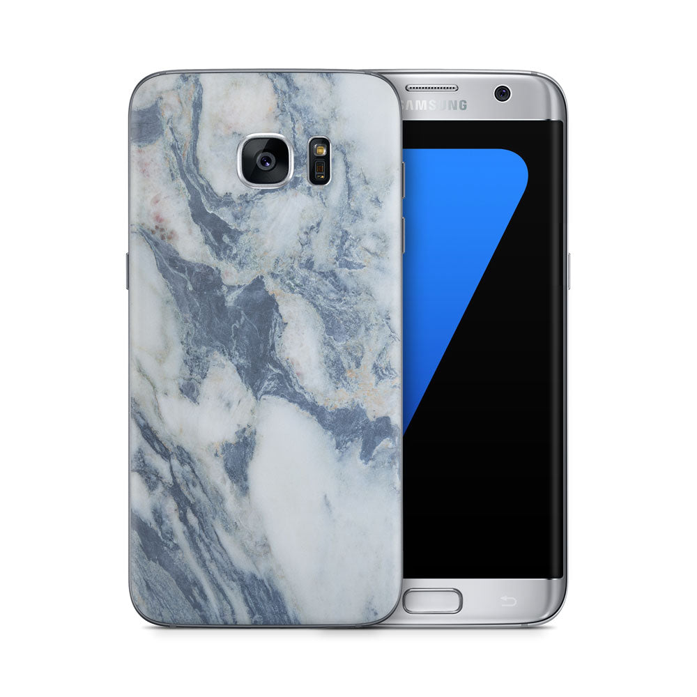 Slate Blue Marble Galaxy S7 Skin