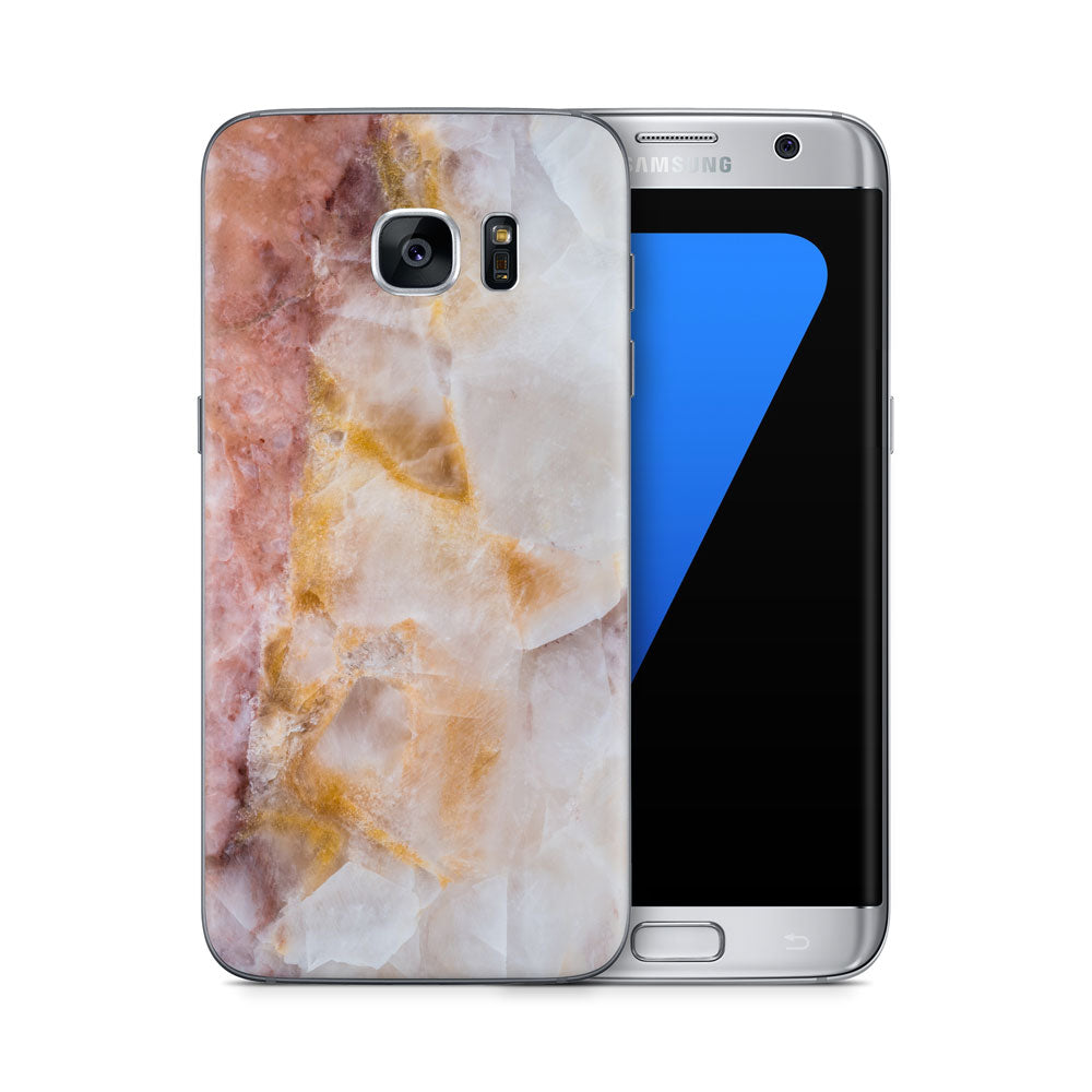 Sunset Marble Galaxy S7 Skin