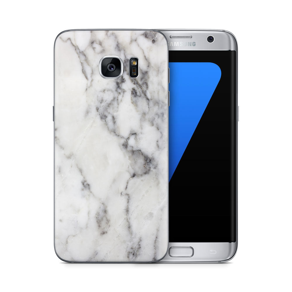Classic White Marble Galaxy S7 Skin