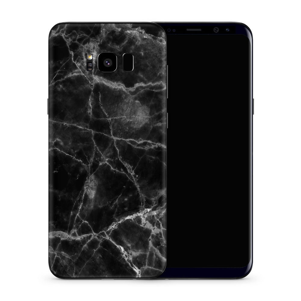 Black Marble Galaxy S8 Skin