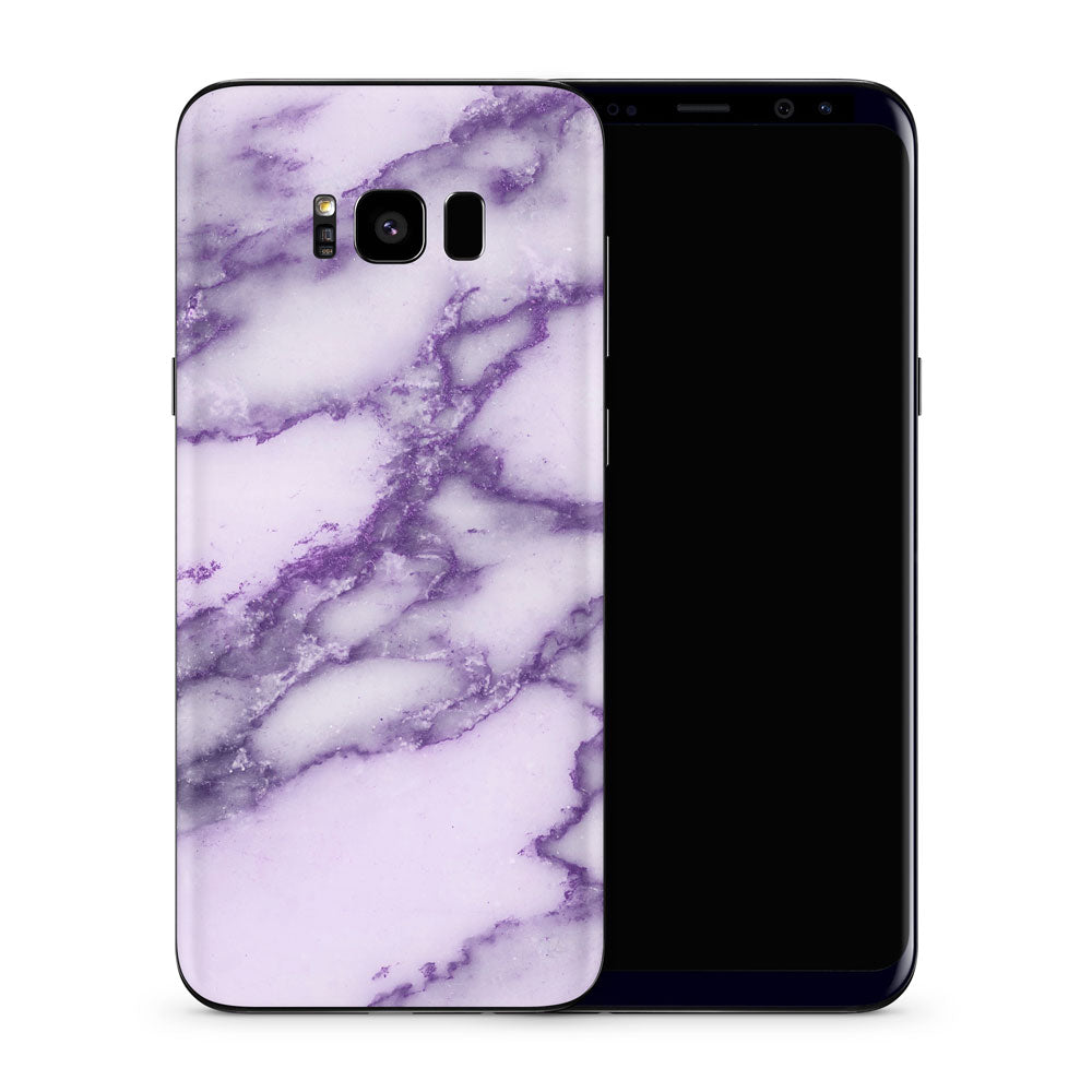 Purple Marble II Galaxy S8 Skin