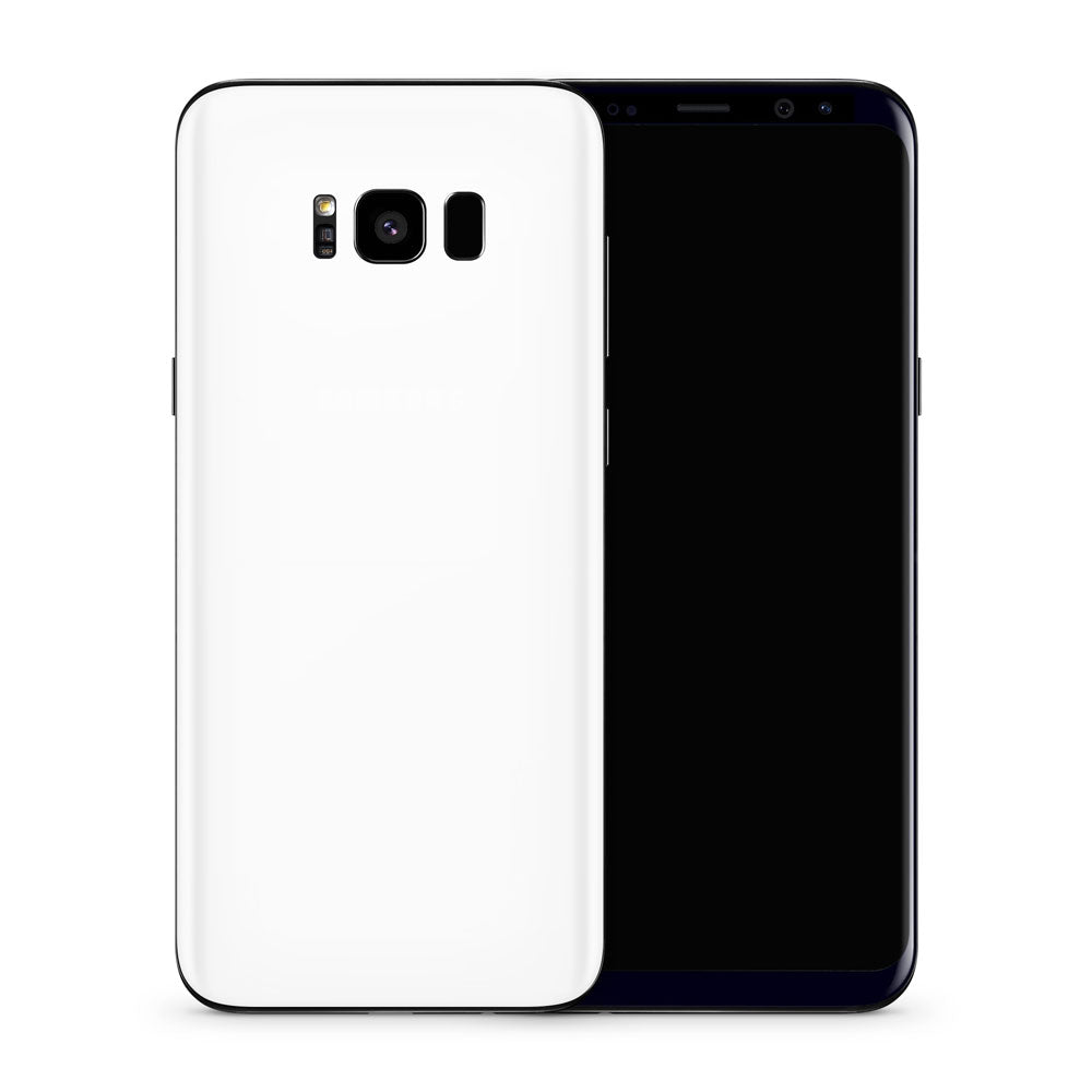 White Galaxy S8 Skin