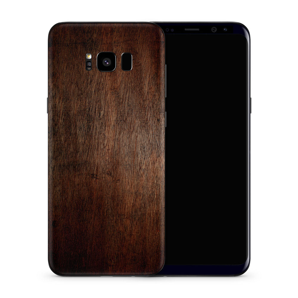 Brown Timber Galaxy S8 Skin