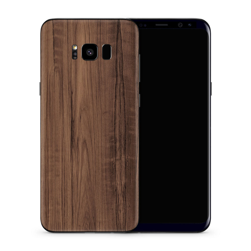 Teak Wood Galaxy S8 Skin