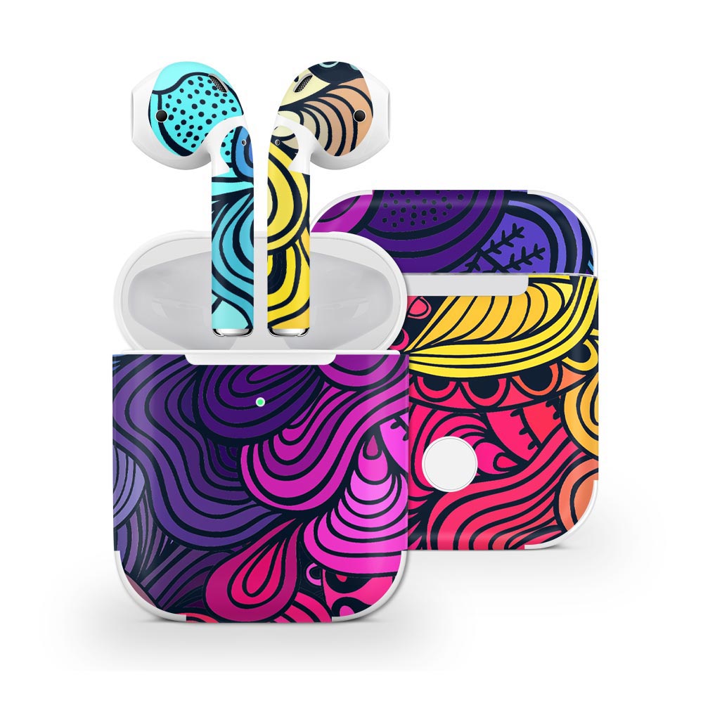 Floral Form Apple Airpods 2 Skin