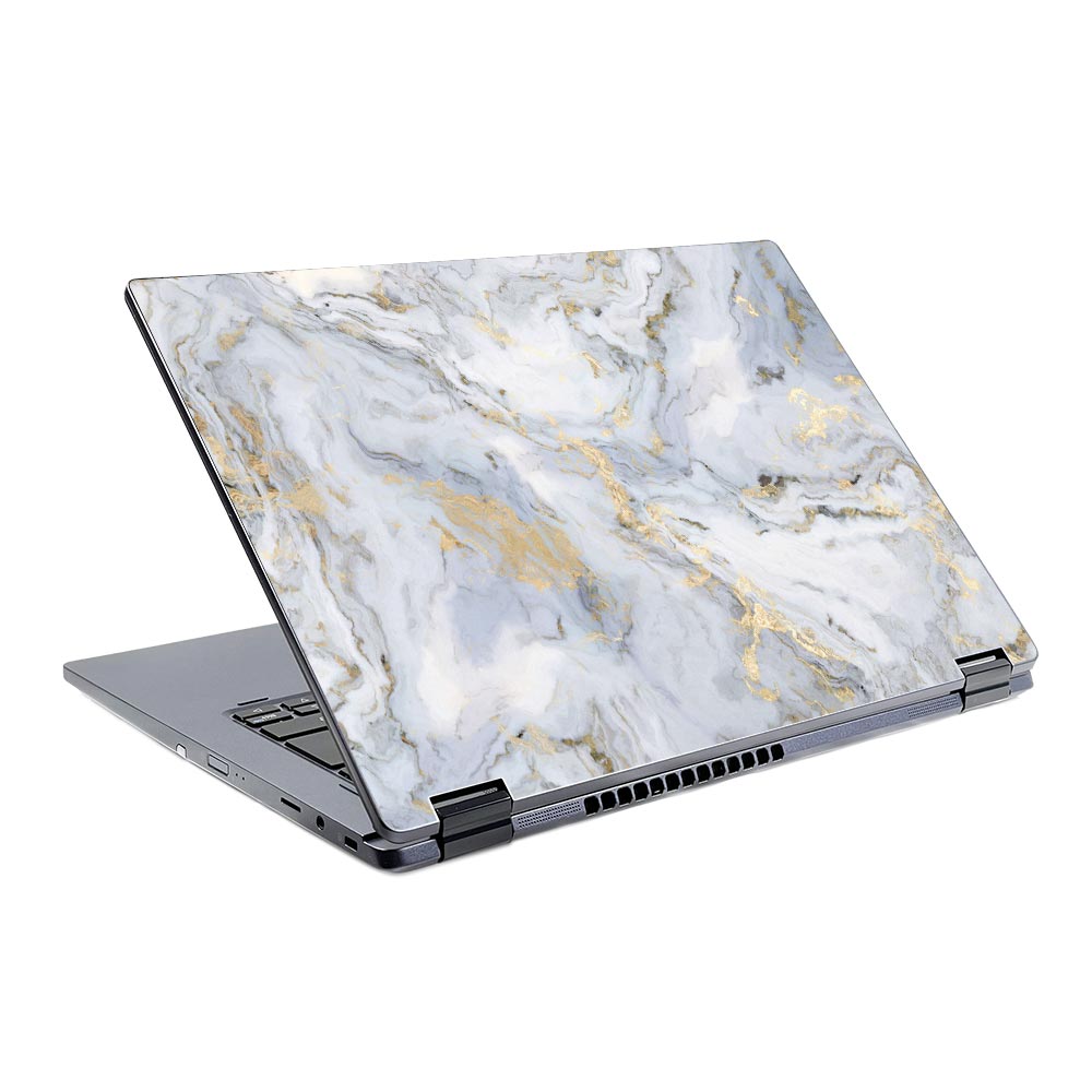 Curly Gold Marble Acer Travelmate Spin P4 TMP414 Skin