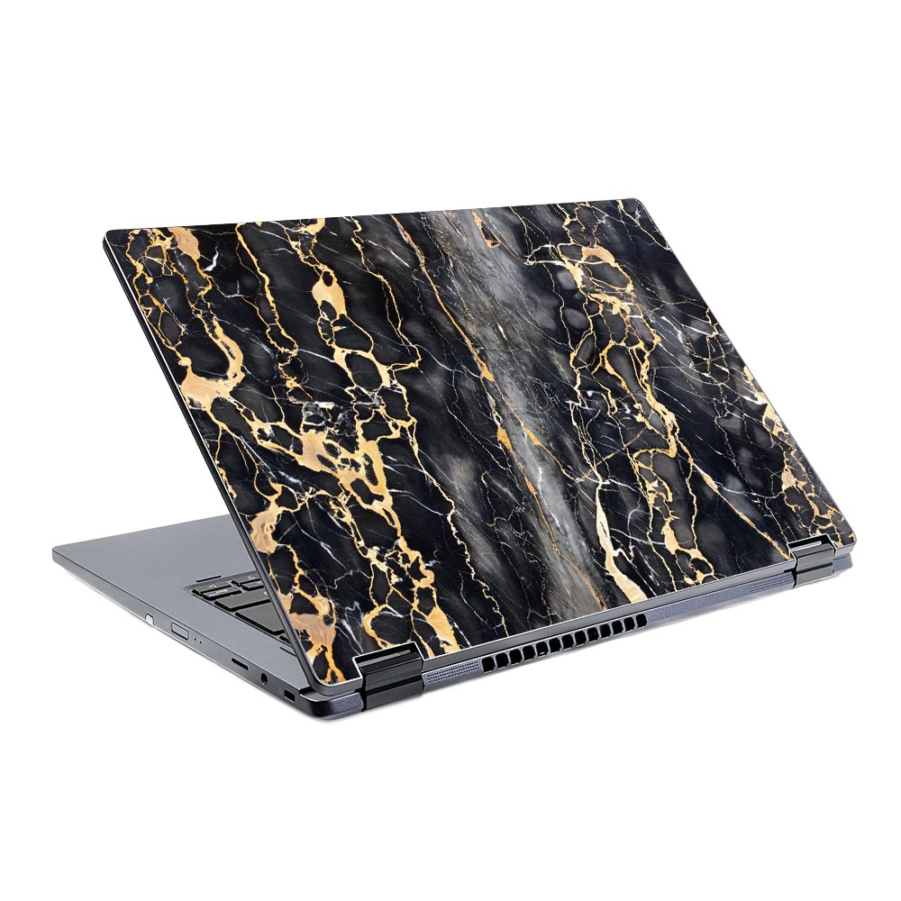 Slate Grey Gold Marble Acer Travelmate Spin P4 TMP414 Skin