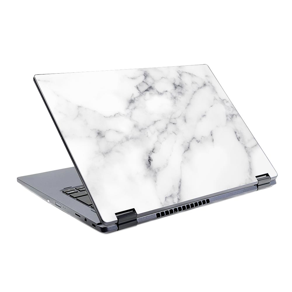 White Marble II Acer Travelmate Spin P4 TMP414 Skin