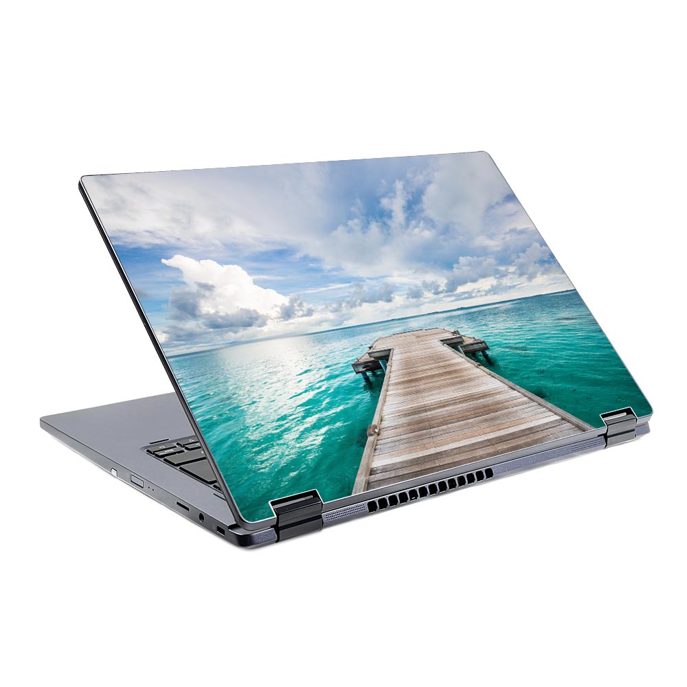 Paradise Jetty Acer Travelmate Spin P4 TMP414 Skin