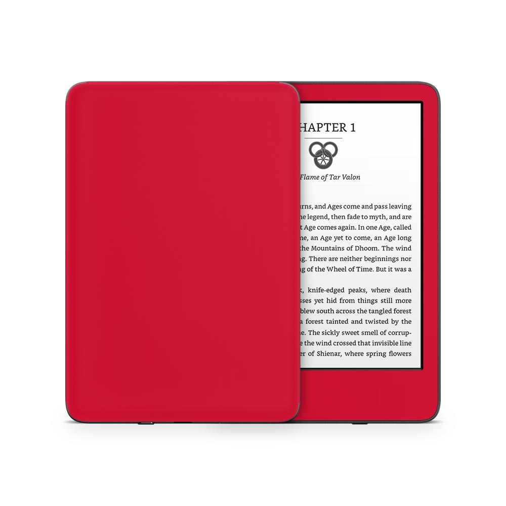 Red Kindle 11th Gen Skin
