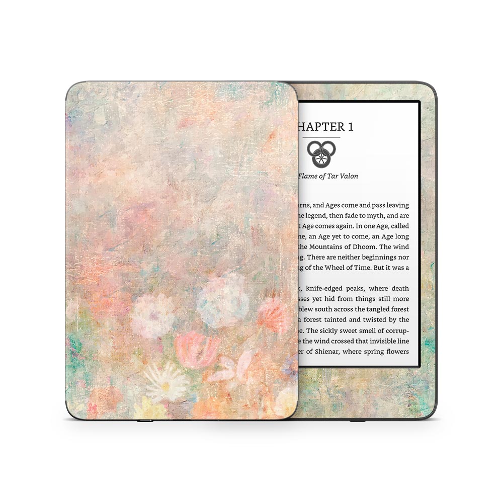 Floral Haze Watercolour Kindle 11th Gen Skin