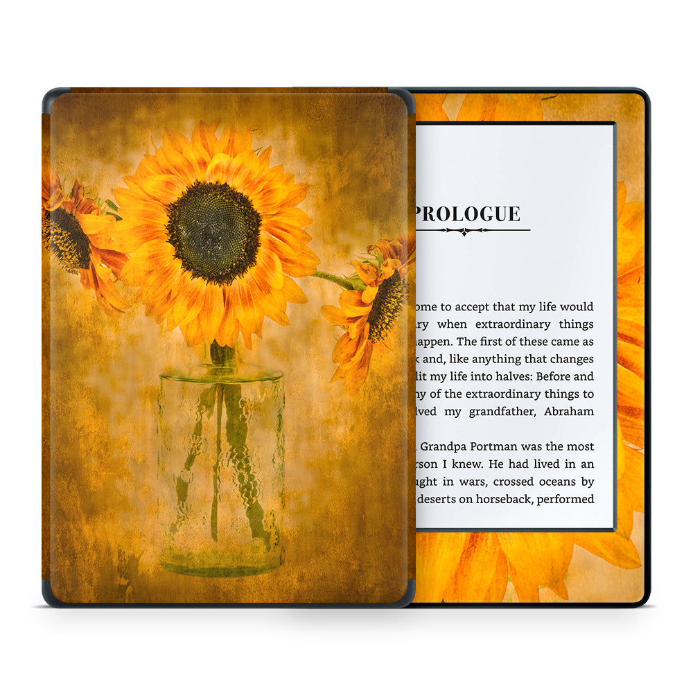 Sunflower Vase Kindle 8th Gen Skin