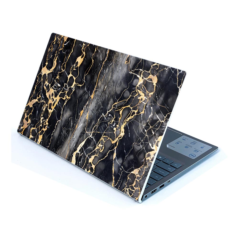 Slate Grey Gold Marble Dell Inspiron 5510 Skin