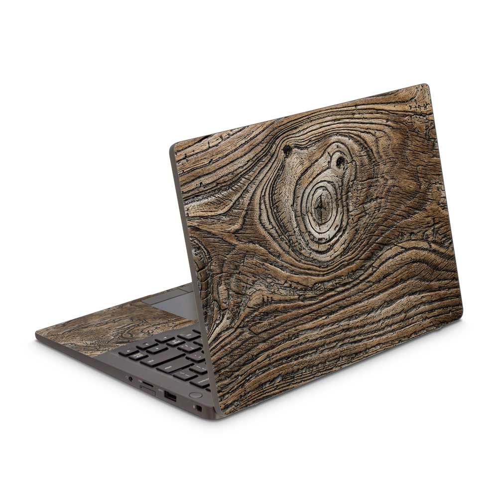 Vintage Knotted Wood Dell Latitude 7400 Skin