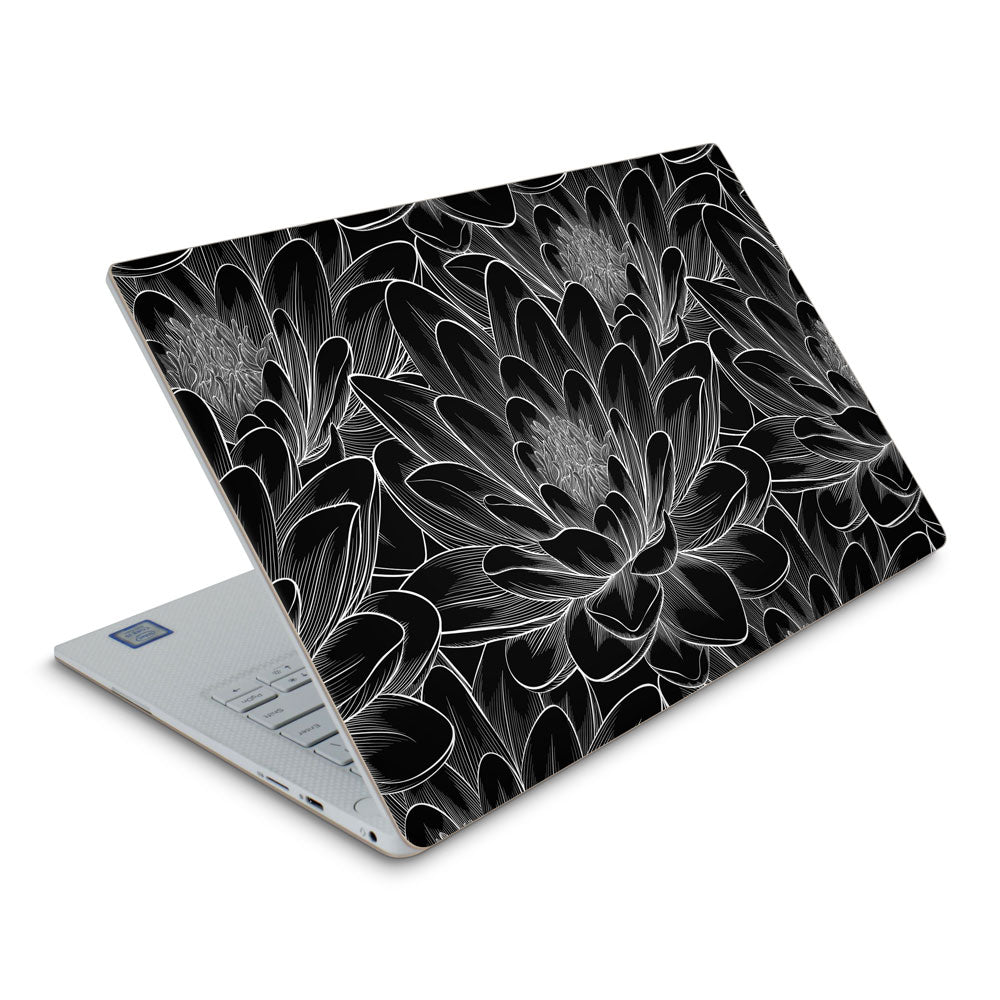 Floral Damask Black Dell XPS 13 (9370) Skin