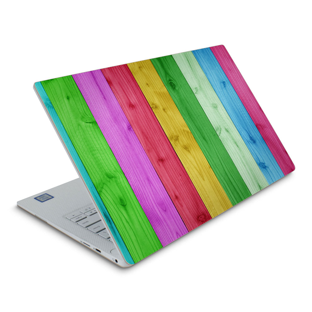 Rainbow Wood Panels Dell XPS 13 (9370) Skin