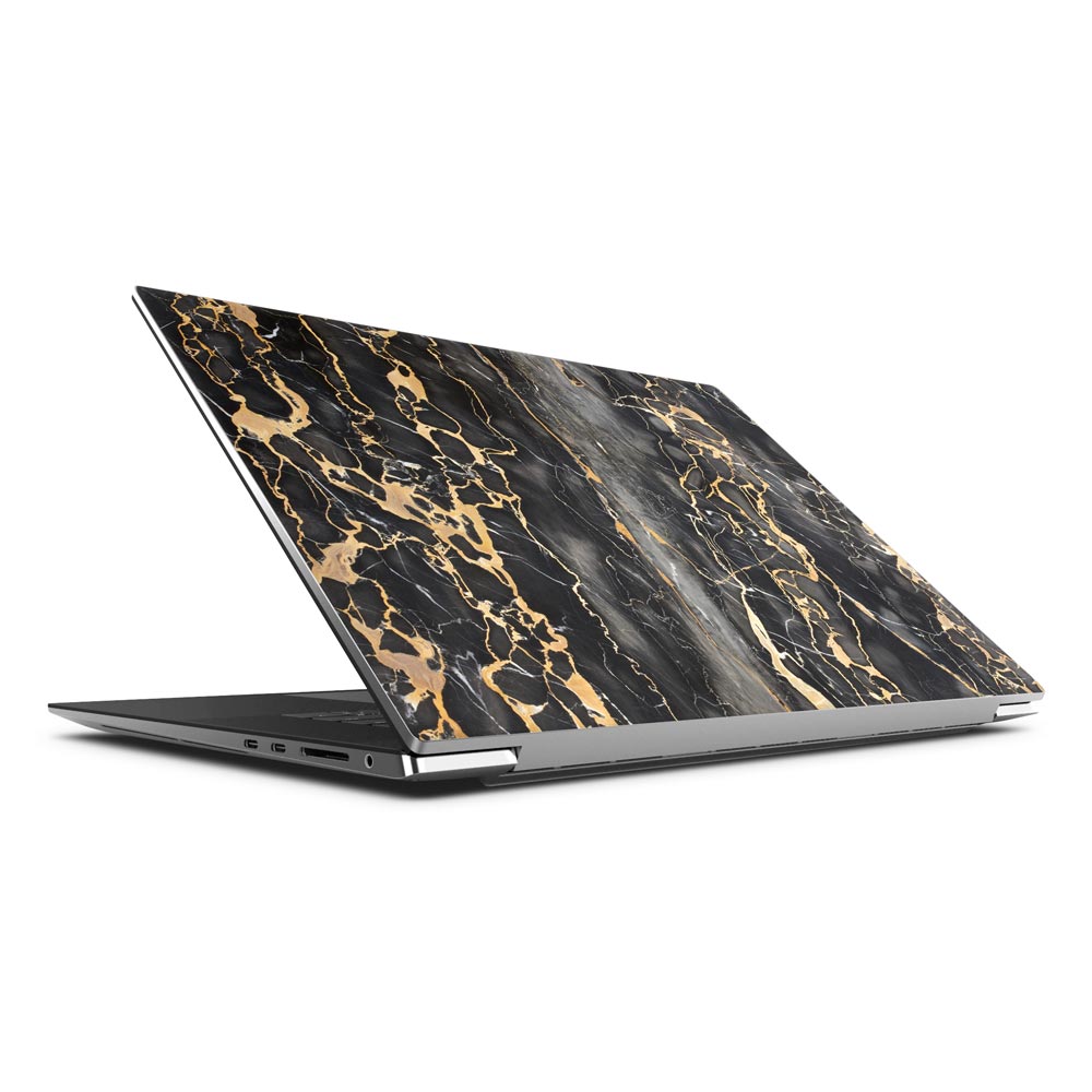 Slate Grey Gold Marble Dell XPS 15 (9500) Skin