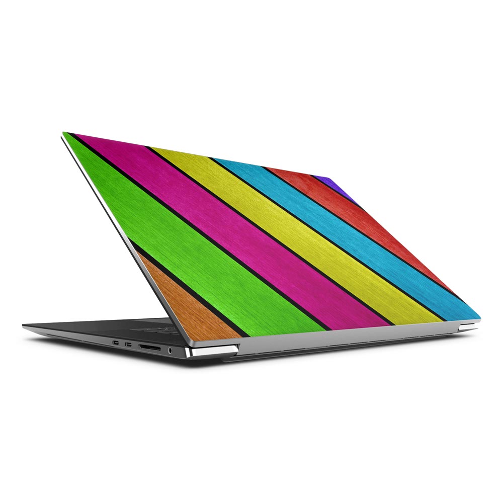 Neon Wood Panels Dell XPS 15 (9500) Skin