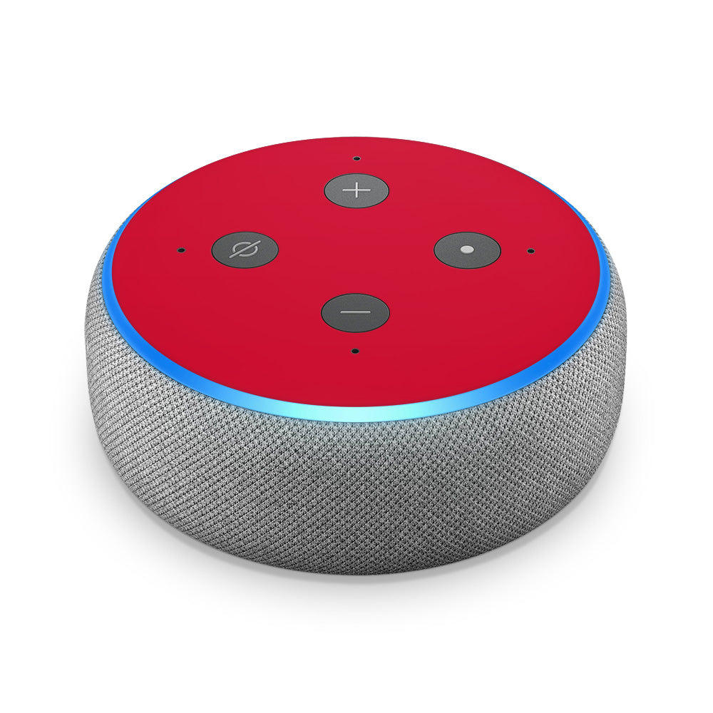Red Amazon Echo Dot 3 Skin