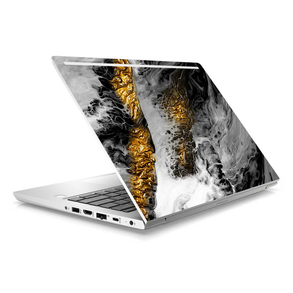 Grey Abstract HP ProBook 430 G6 Laptop Skin