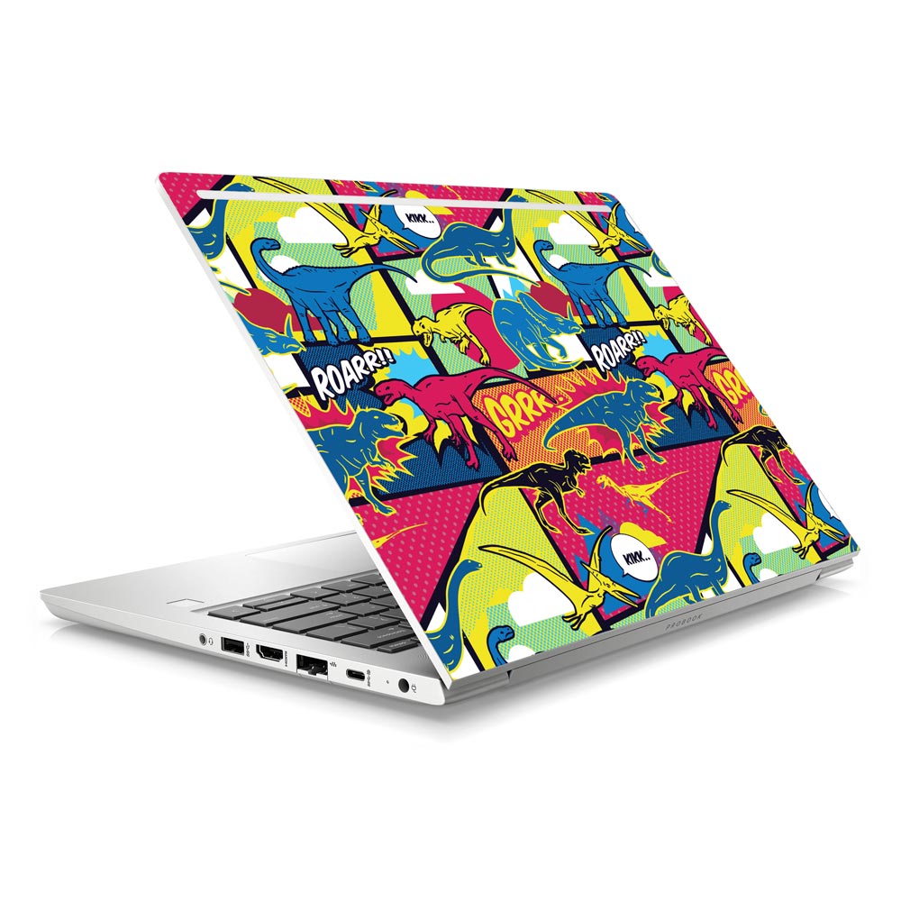 Pop Art Dinosaur HP ProBook 430 G6 Laptop Skin