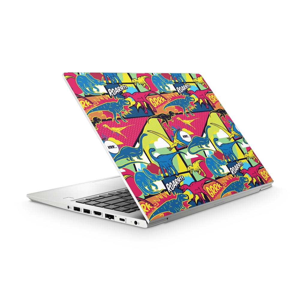 Pop Art Dinosaur HP ProBook 440 G7 Laptop Skin