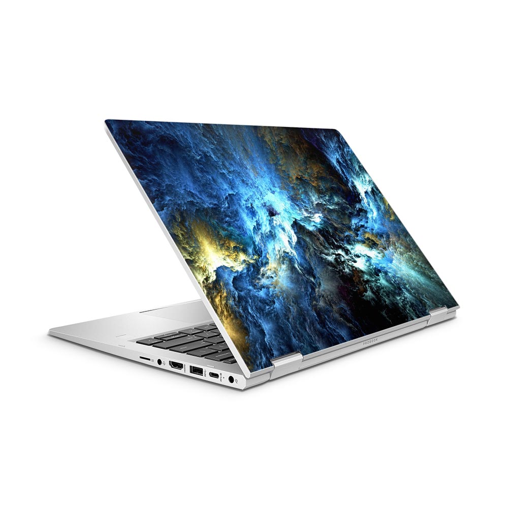 Fractal Storm HP ProBook x360 435 G8 Laptop Skin