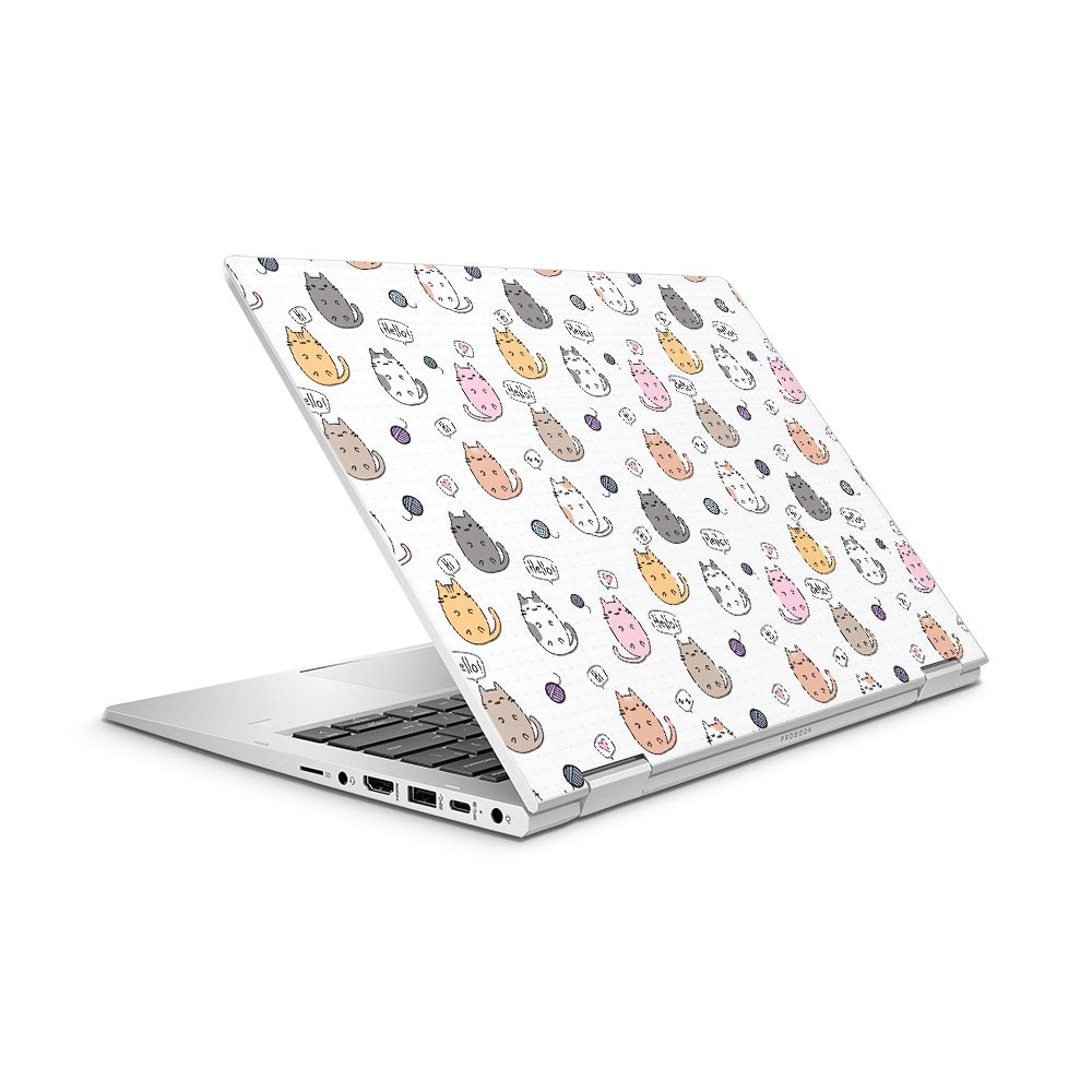 Kawaii Cat HP ProBook x360 435 G8 Laptop Skin