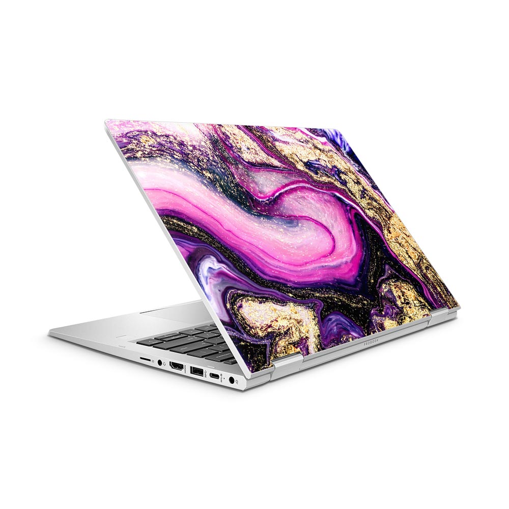 Bright Marble HP ProBook x360 435 G8 Laptop Skin