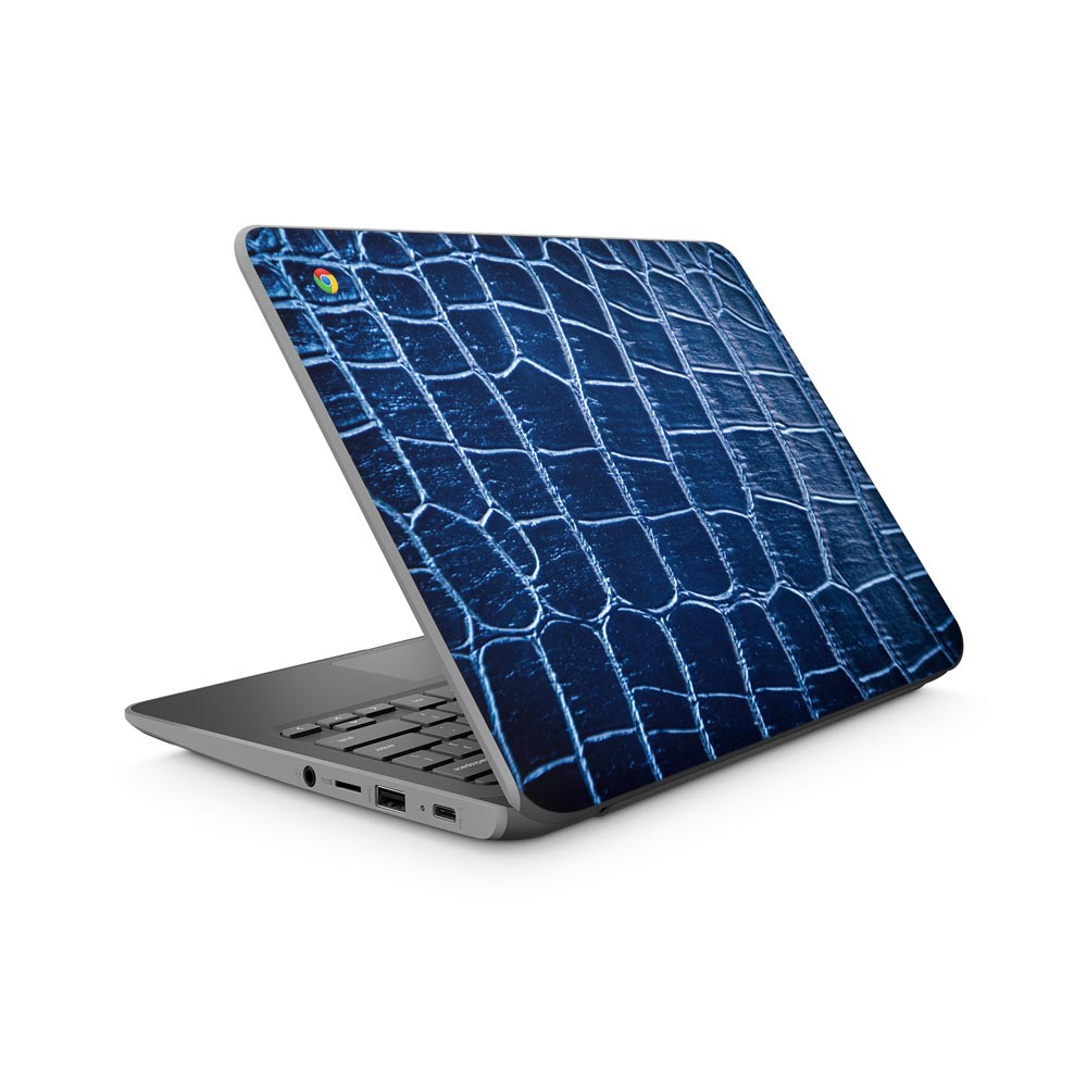 Alligator Blue HP Chromebook 11 G7 Skin