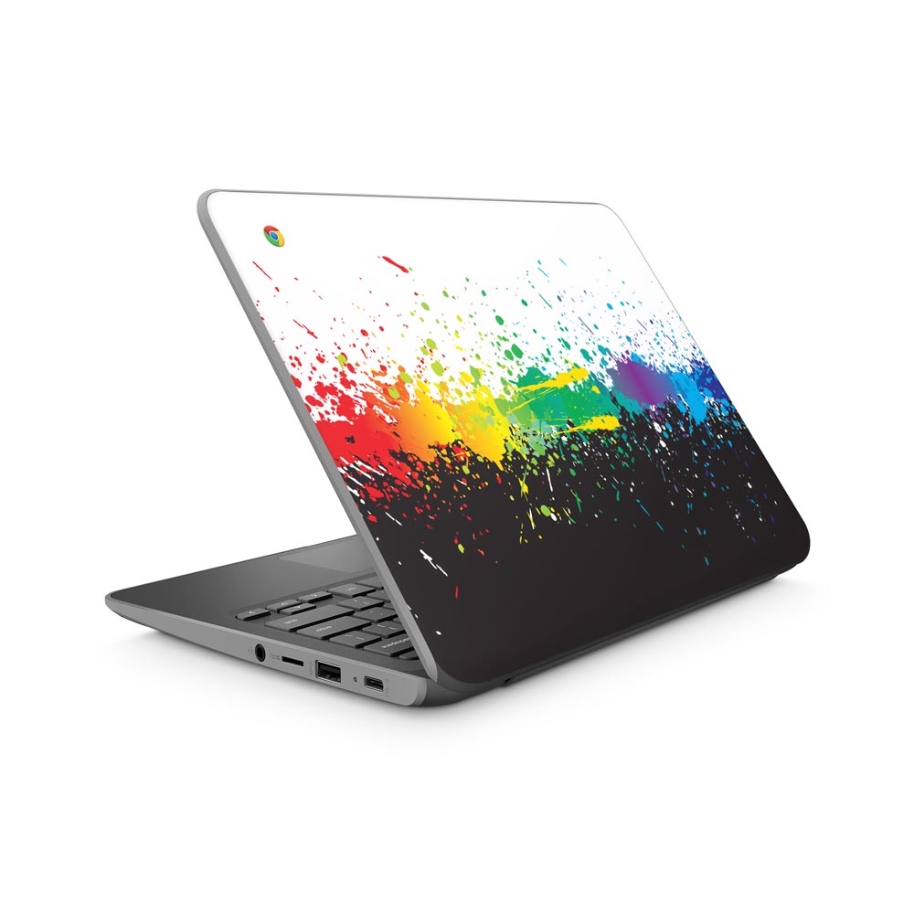 Rainbow Splash HP Chromebook 11 G7 Skin