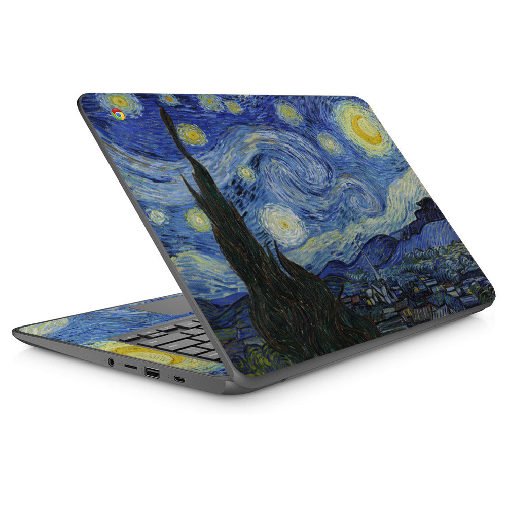 Starry Night HP Chromebook 14 Skin
