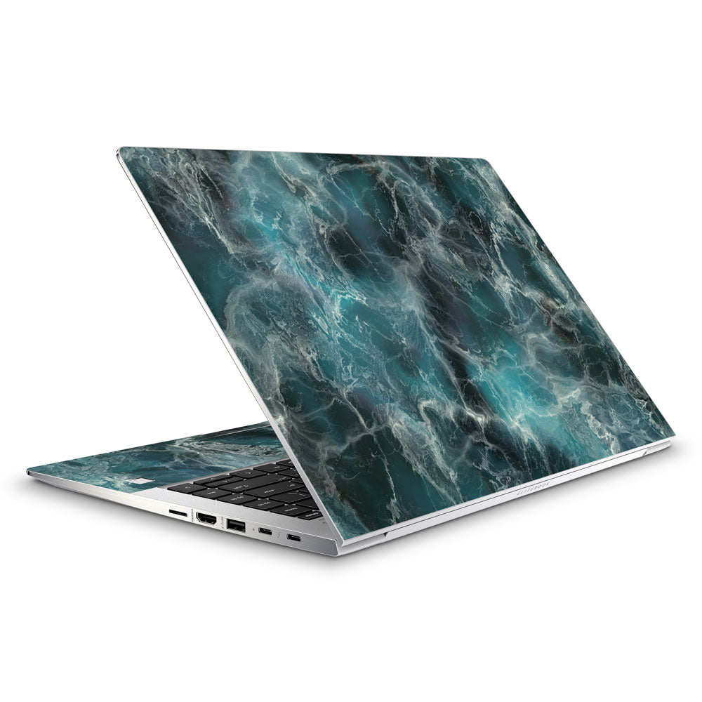 Blue Ocean Marble HP Elitebook 1040 G4 Skin