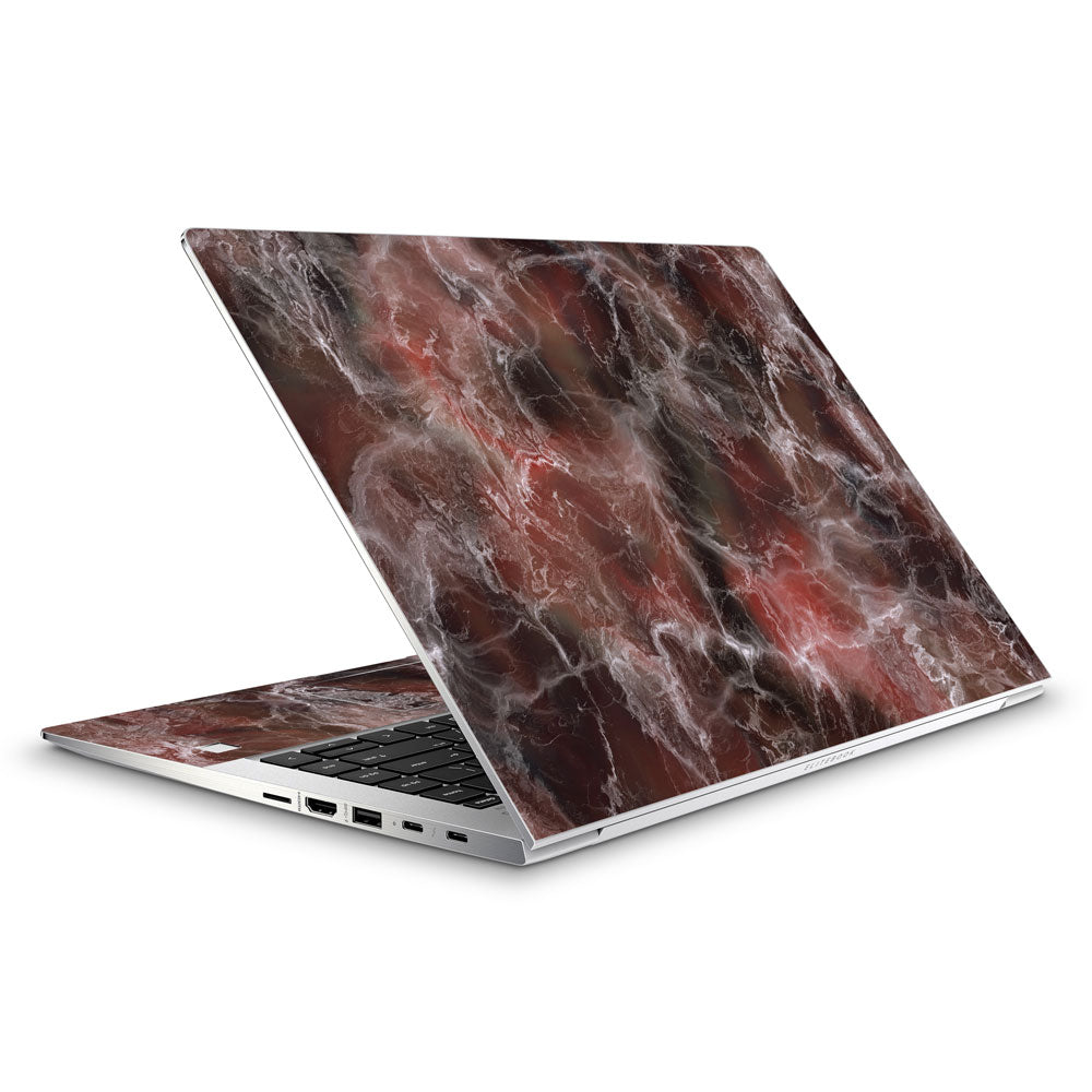 Red Ocean Marble HP Elitebook 1040 G4 Skin