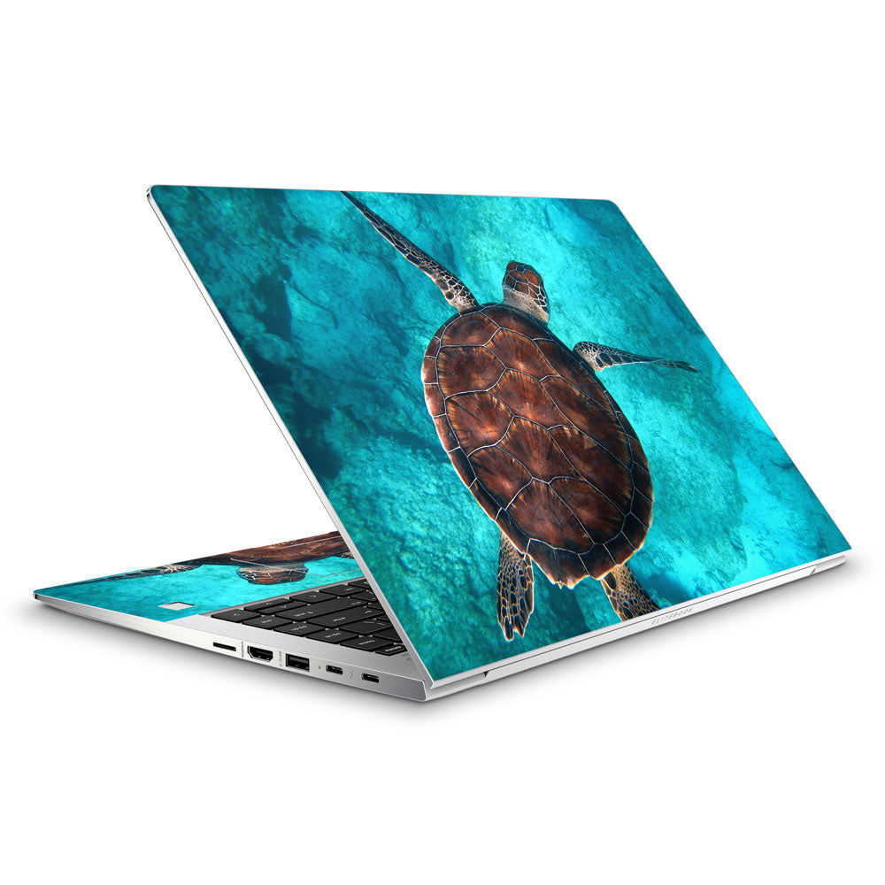 Blue Water Turtle HP Elitebook 1040 G4 Skin