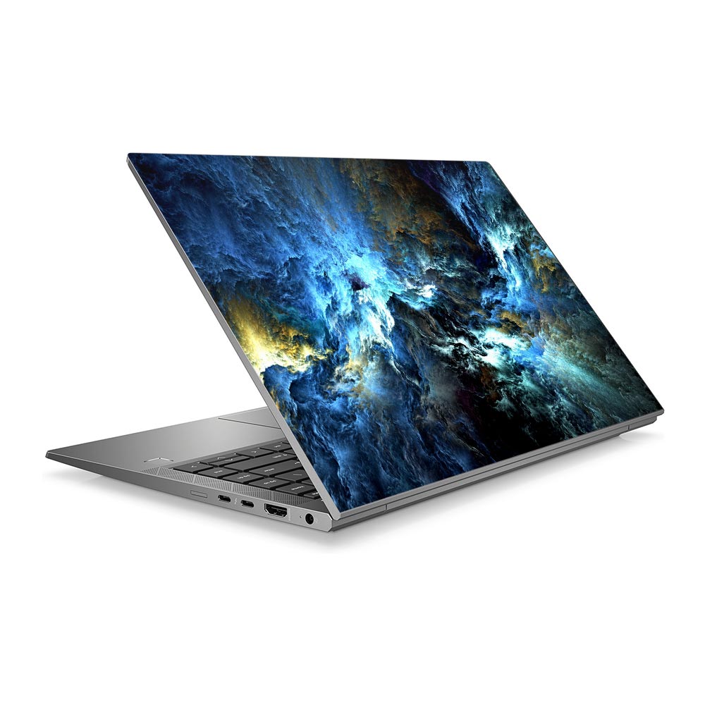 Fractal Storm HP ZBook 14 G8 Laptop Skin