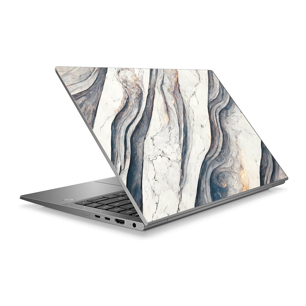 Baltic Marble Swirl HP ZBook 14 G8 Laptop Skin