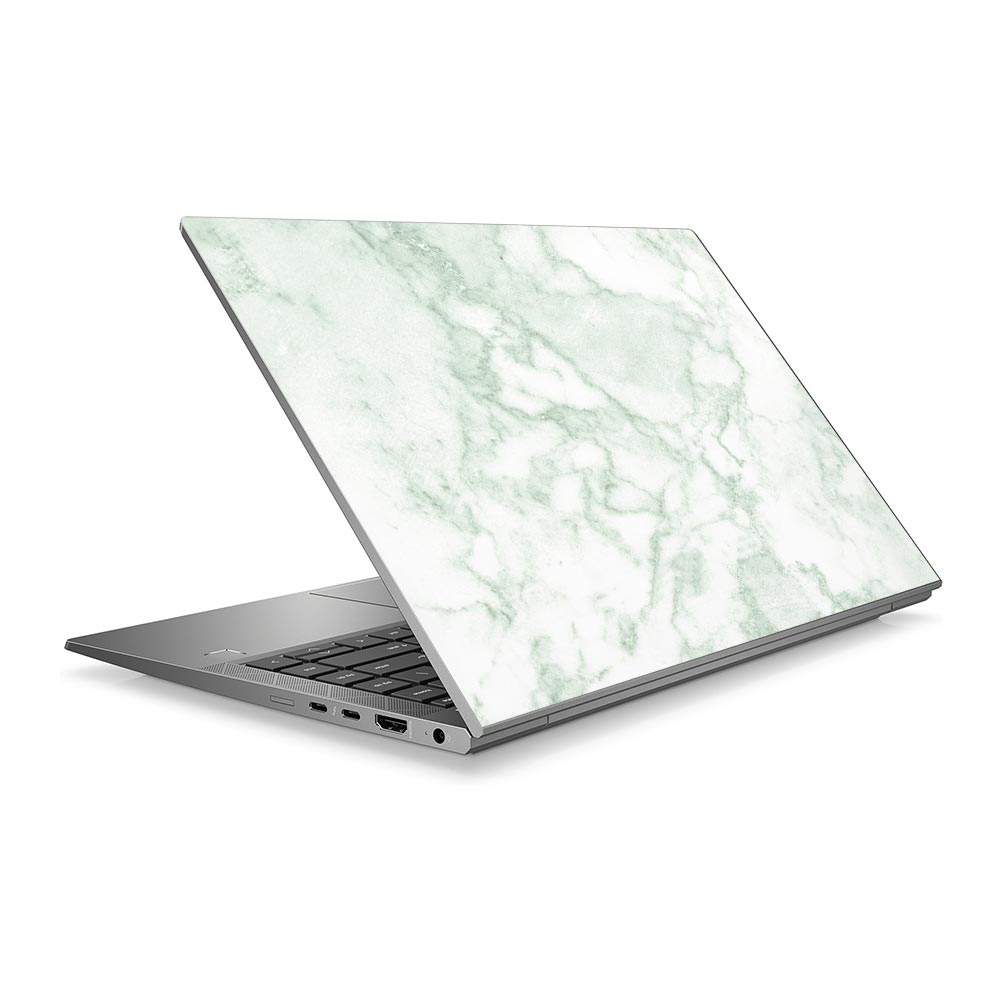 Green Marble HP ZBook 14 G8 Laptop Skin