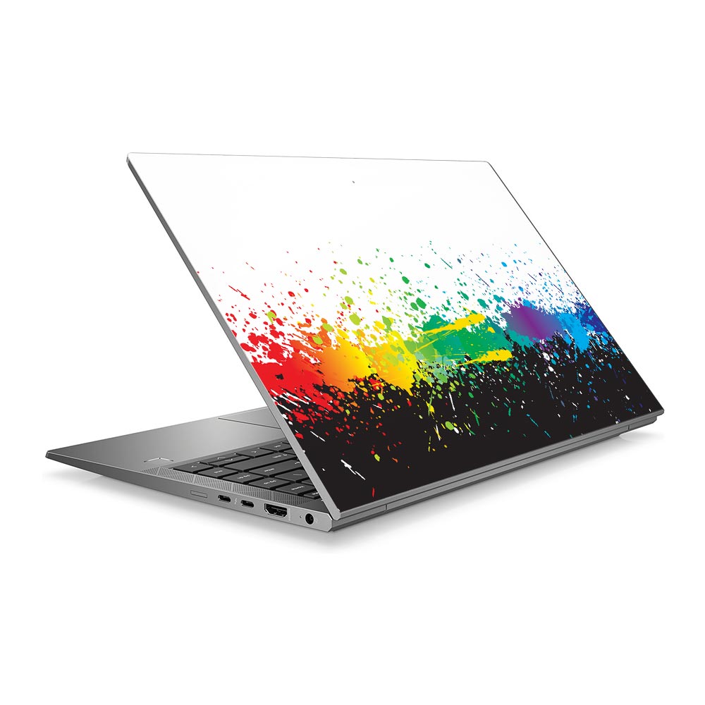 Rainbow Splash HP ZBook 14 G8 Laptop Skin