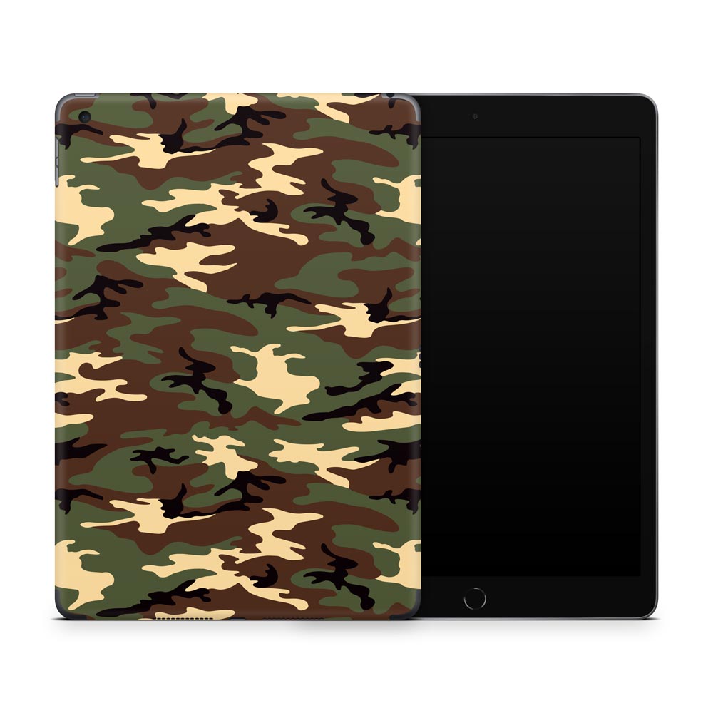Army Camo Apple iPad 9 Skin