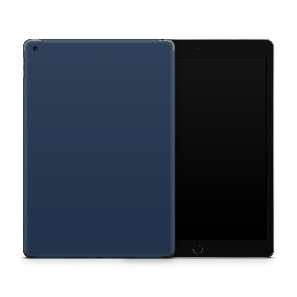 Navy Apple iPad 9 Skin