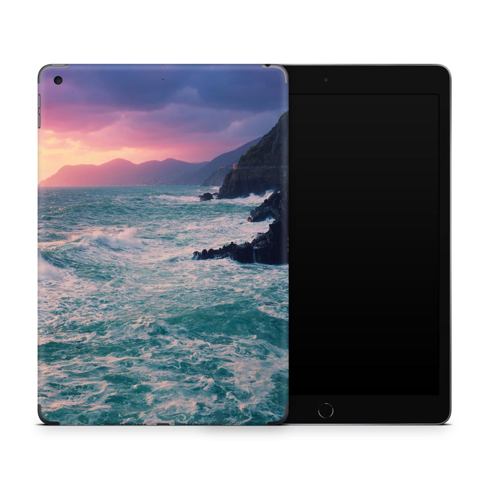 Sunset over Rocks Apple iPad 9 Skin