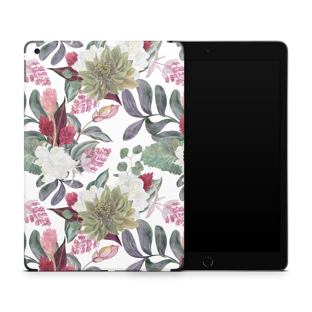 Watercolour Floral Apple iPad 9 Skin