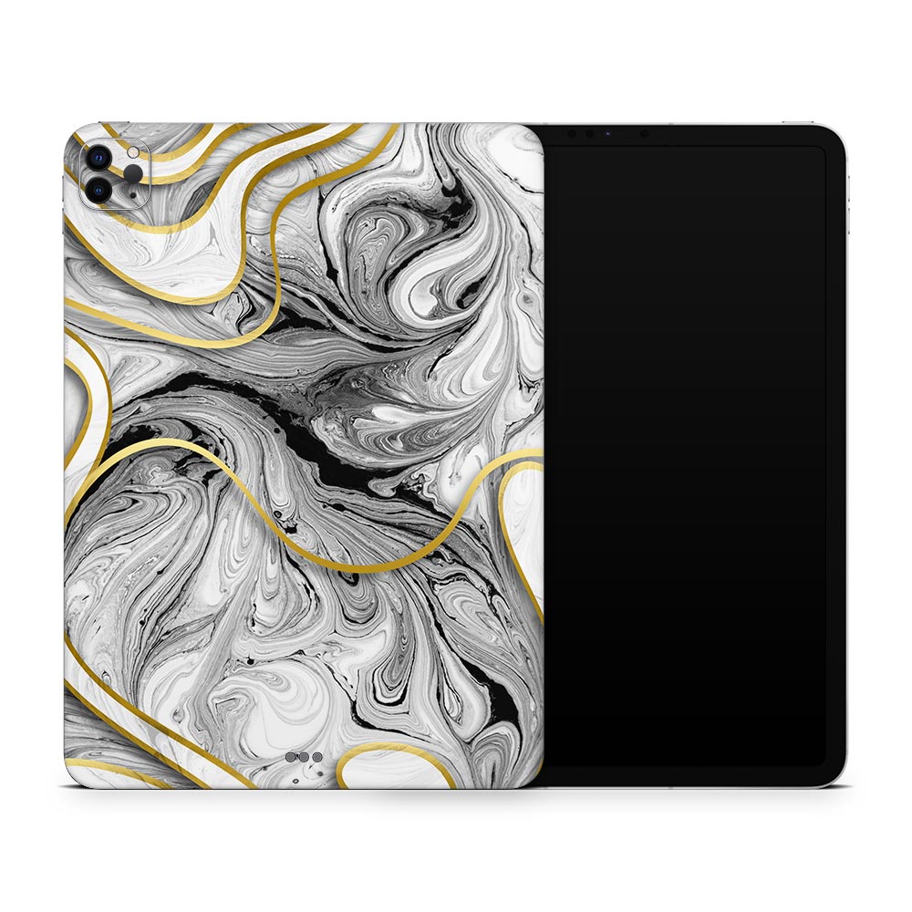 Acrylic Marble Swirl Apple iPad Pro 12.9 Skin