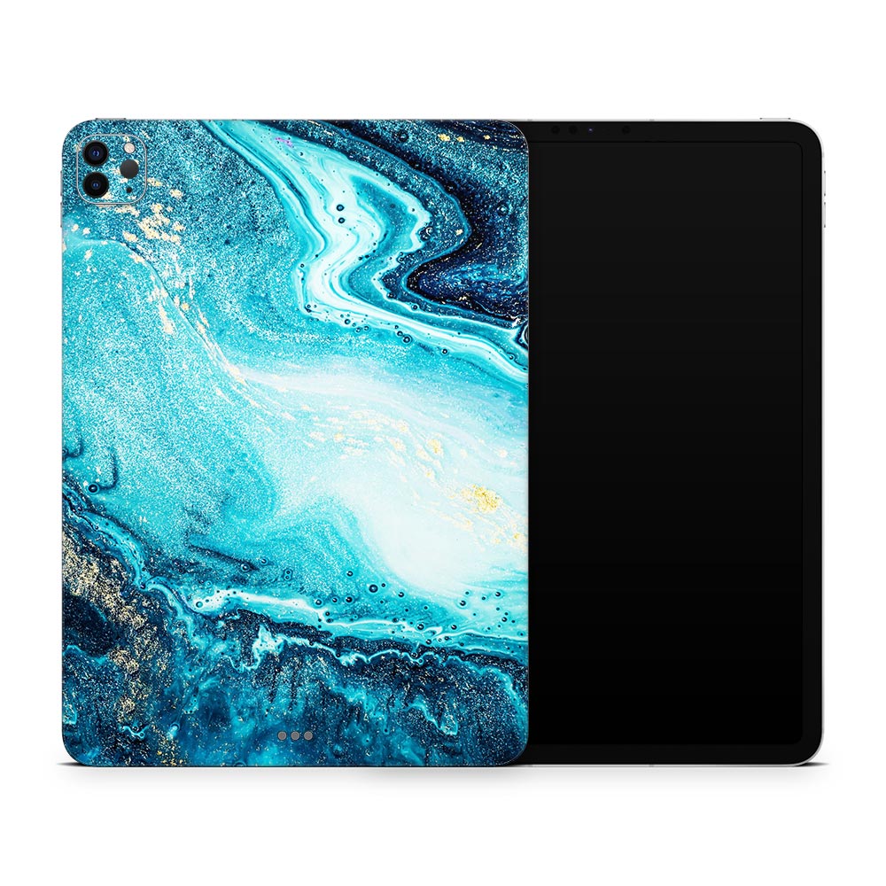 Blue River Marble Apple iPad Pro 12.9 Skin