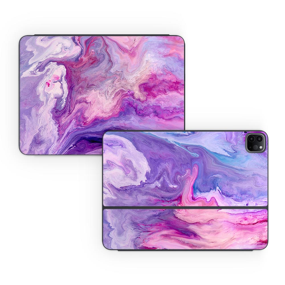 Purple Marble Swirl iPad Pro 11 (2021) Smart Keyboard Folio Skin